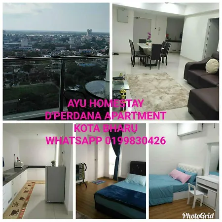 Ayu Homestay Dperdana Apartment Kota Bahru Luaran gambar